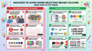 Mistakes to Avoid When Selecting Brand Colors 